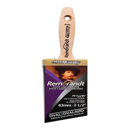 Arroworthy ArroWorthy Rembrandt 2-1/2 in. Semi-Oval Paint Brush 6426 2-1/2